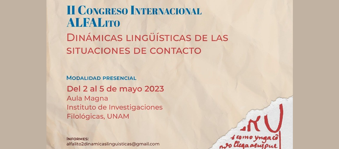 II Congreso Internacional ALFALito “Dinámicas lingüísticas de las situaciones de contacto”